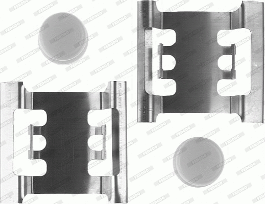 Accessory Kit, disc brake pad (FBA514)