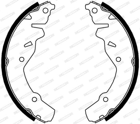 Brake Shoe Set (FSB654)
