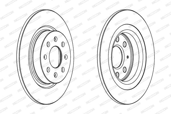 Brake Disc (DDF1299)