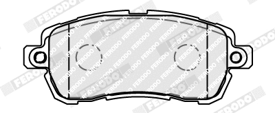 Brake Pad Set, disc brake (FDB5181)