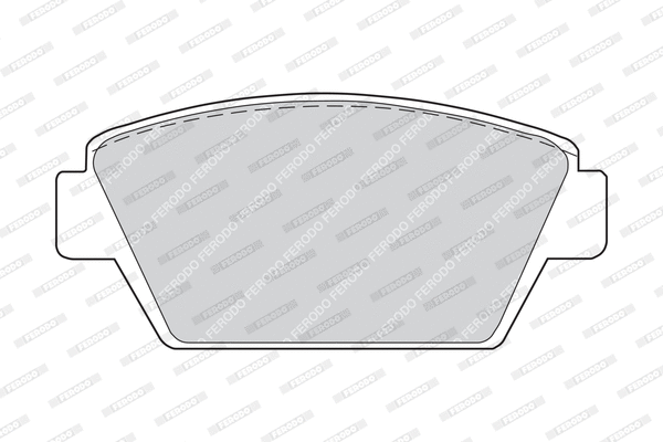 Brake Pad Set, disc brake (FDB507)