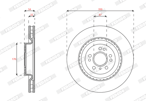 Brake Disc (DDF2206C-1)
