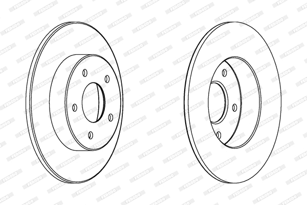 Brake Disc (DDF1383)
