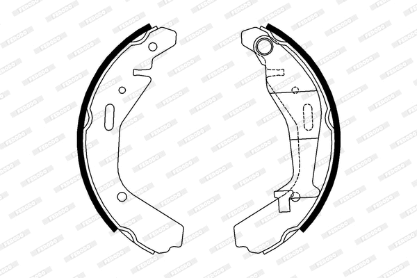 Brake Shoe Set (FSB4007)