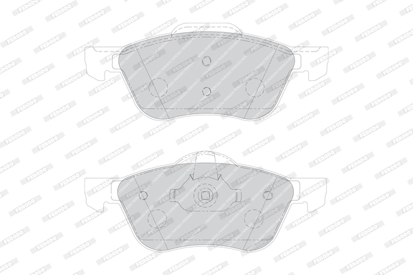 Brake Pad Set, disc brake (FDB1674)