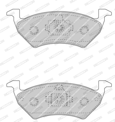 Brake Pad Set, disc brake (FDB4456)