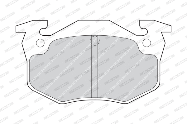 Brake Pad Set, disc brake (FDB558D)