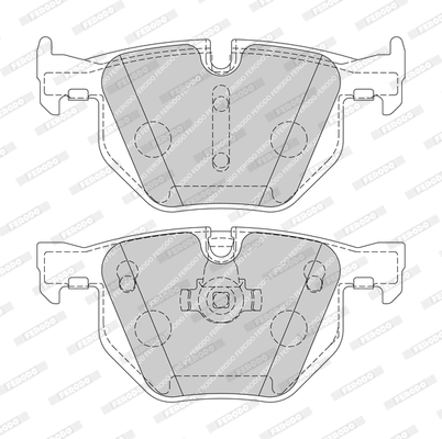 Brake Pad Set, disc brake (FDB1748-D)