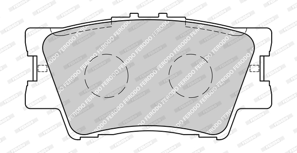 Brake Pad Set, disc brake (FDB1892-D)