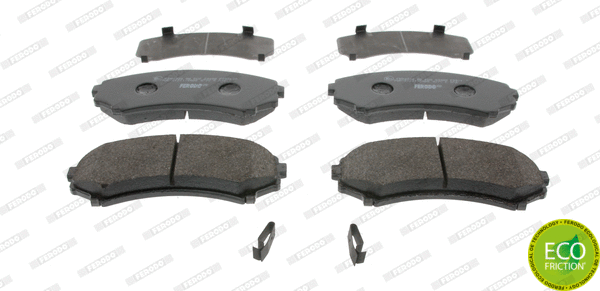 Brake Pad Set, disc brake (FDB1603)