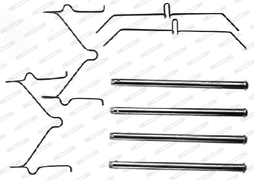 Accessory Kit, disc brake pad (FBA501)
