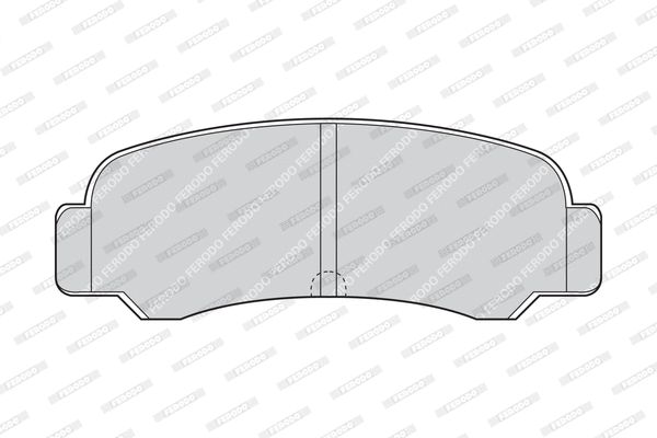 Brake Pad Set, disc brake (FDB283)