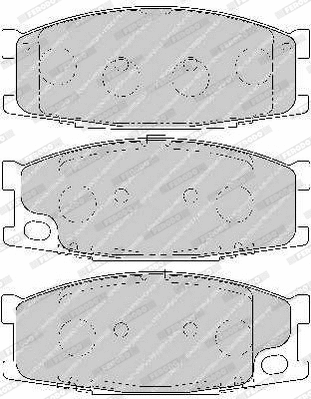 Brake Pad Set, disc brake (FVR1701)