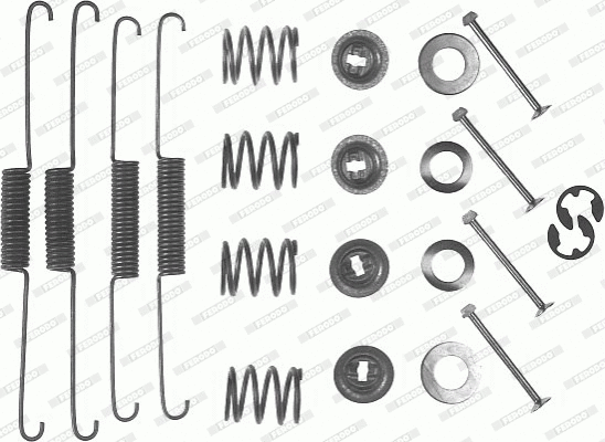 Accessory Kit, brake shoes (FBA109)