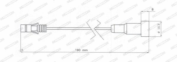 Warning Contact, brake pad wear