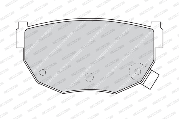 Brake Pad Set, disc brake (FDB484)