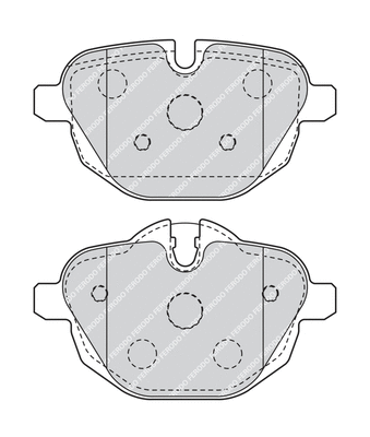 Brake Pad Set, disc brake (FDB4376G)