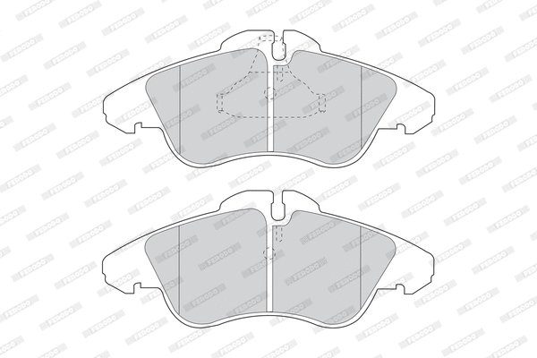 Brake Pad Set, disc brake (FDB1038)