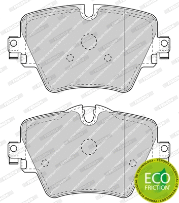 Brake Pad Set, disc brake (FDB4689)