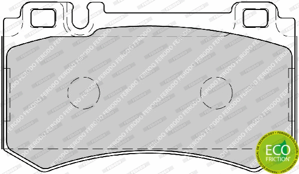 Brake Pad Set, disc brake (FDB1809)