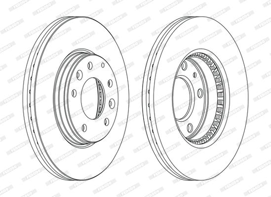 Brake Disc (DDF1210C)