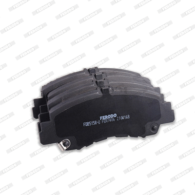 Brake Pad Set, disc brake (FDB5158-D)