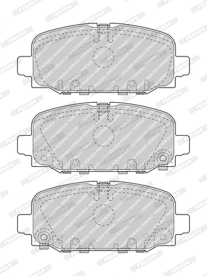 Brake Pad Set, disc brake (FDB5049)