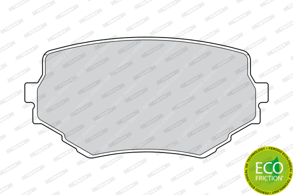 Brake Pad Set, disc brake (FDB1565)