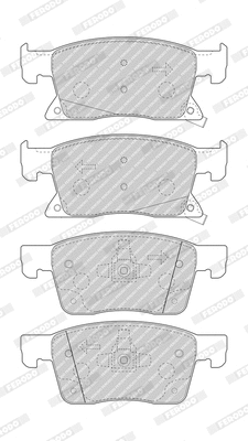 Brake Pad Set, disc brake (FDB4934)
