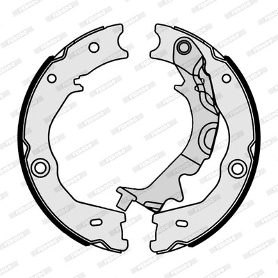 Brake Shoe Set, parking brake (FSB4170)
