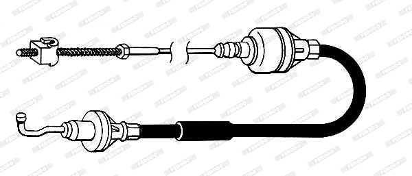 Cable Pull, clutch control (FCC422086)