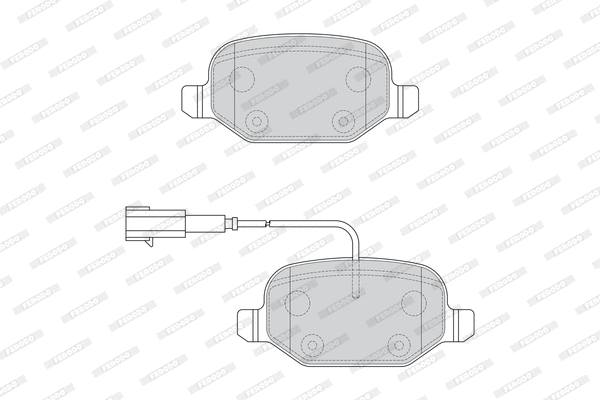 Brake Pad Set, disc brake (FDB4692)