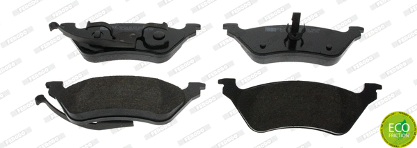 Brake Pad Set, disc brake (FDB1475)