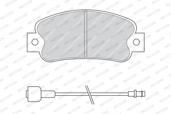 Brake Pad Set, disc brake (FDB235)