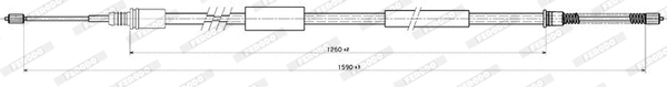 Cable Pull, parking brake (FHB431290)