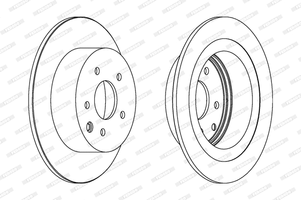Brake Disc (DDF1590)
