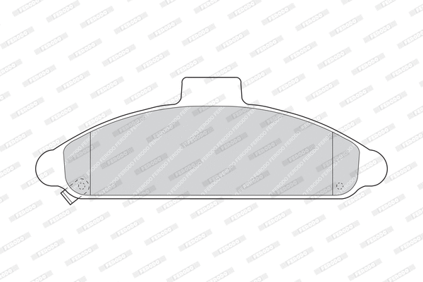 Brake Pad Set, disc brake (FDB716)