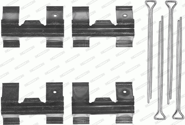 Accessory Kit, disc brake pad (FBA425)