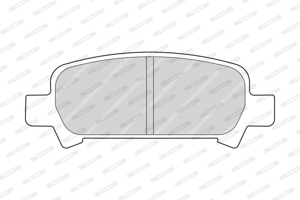 Brake Pad Set, disc brake (FDB1333)
