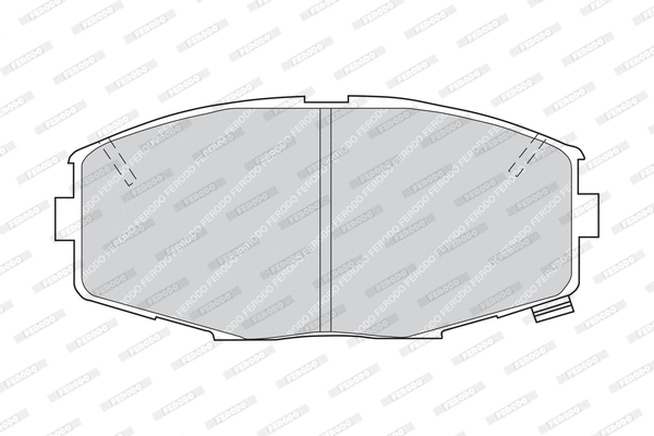 Brake Pad Set, disc brake (FDB476)