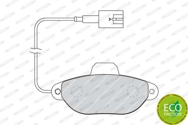Brake Pad Set, disc brake (FDB1944)