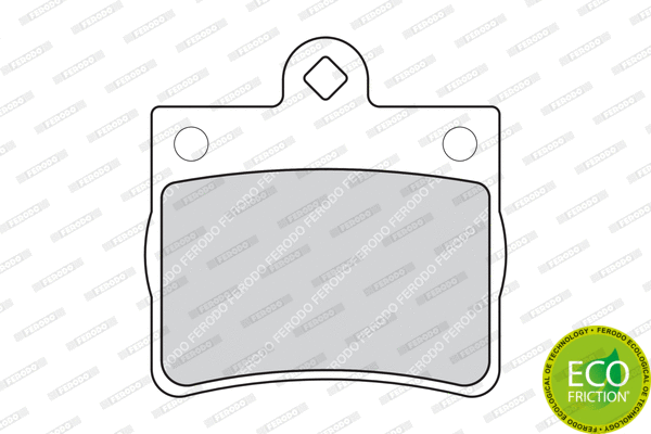 Brake Pad Set, disc brake (FDB1310)