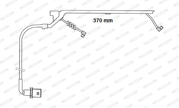 Warning Contact, brake pad wear (FAI169)