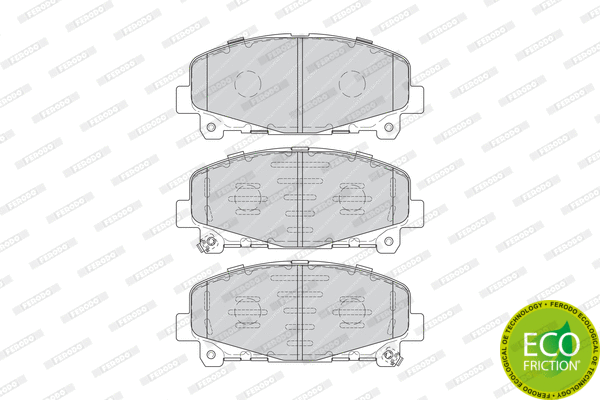 Brake Pad Set, disc brake (FDB4270)