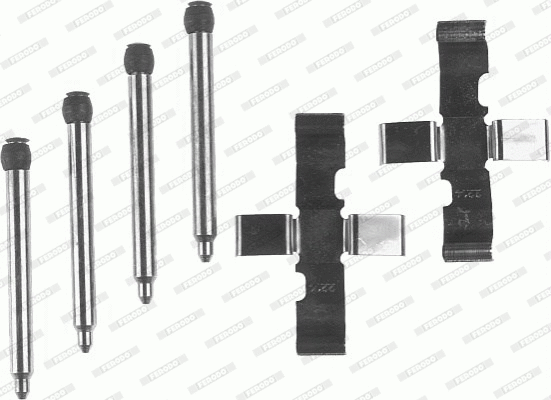 Accessory Kit, disc brake pad (FBA489)