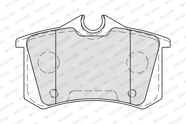 Brake Pad Set, disc brake (FDB4004)