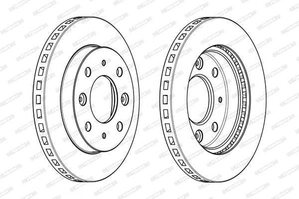 Brake Disc (DDF2255C)