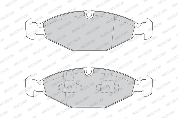 Brake Pad Set, disc brake (FDB1169)