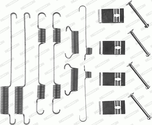 Accessory Kit, brake shoes (FBA127)