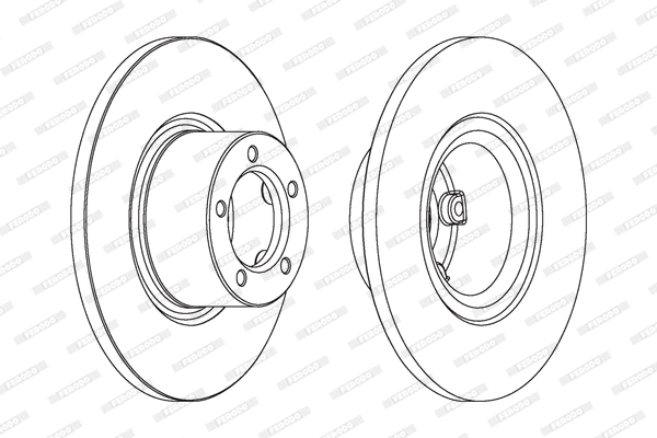 Brake Disc (DDF077)